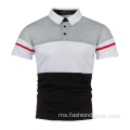Pakaian Golf Pakaian Reka Bentuk Lelaki Kustom Polo